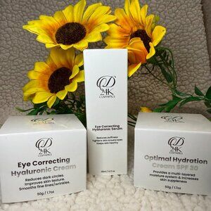 D'24k Cosmetics 3pc Anti-Aging Skincare Set 24K Gold Infused Luxury Radiant